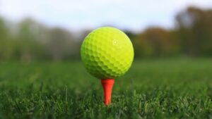 A Golf Ball is all ready to be used for the game